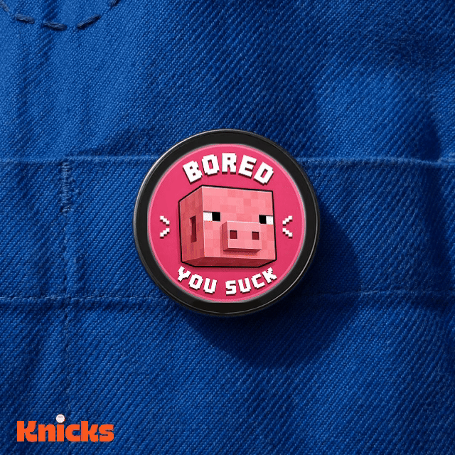 Knicks™ Minecraft Pin Badge
